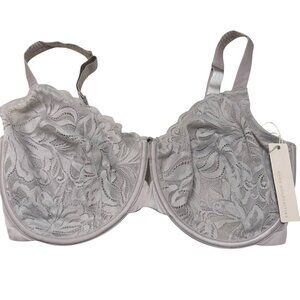 NEW Bare Necessities Unlined Sheer Lace Bra Underwired Sexy Lingerie Size 38H